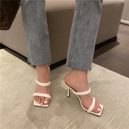 Sandales à talons hauts