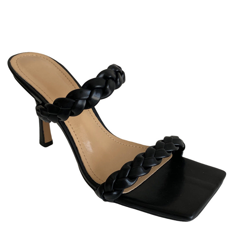 Sandales à talons hauts