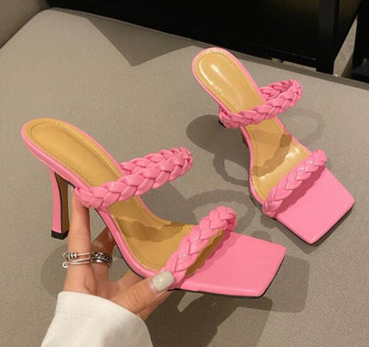 Sandales à talons hauts