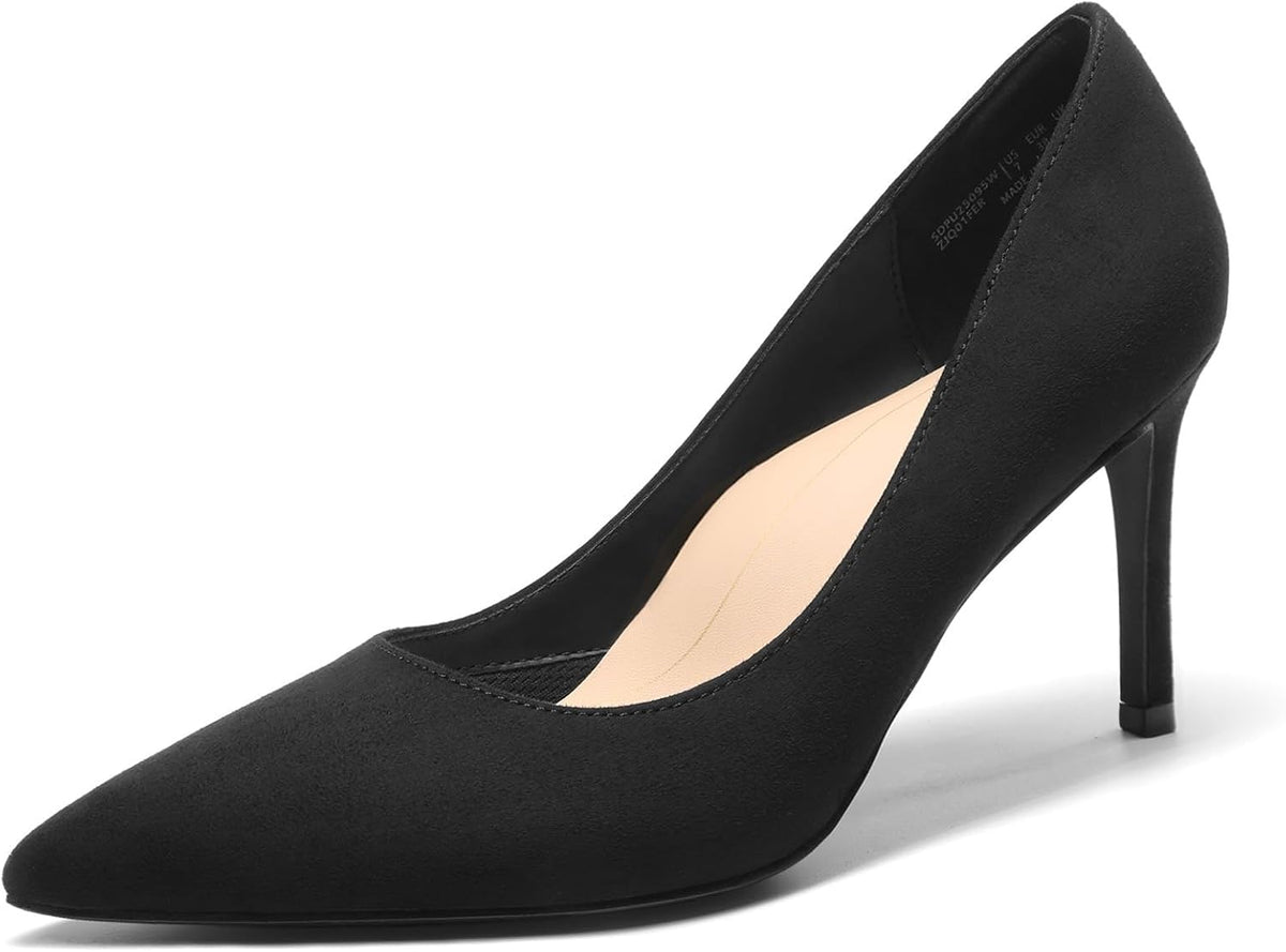 DREAM PAIRS Escarpins Femme Confortables Bout Pointu Talon Aiguille Chaussures Élégantes Soutien Voûte Plantaire Confort Toute la Journée Bureau Travail Soirée Mariage