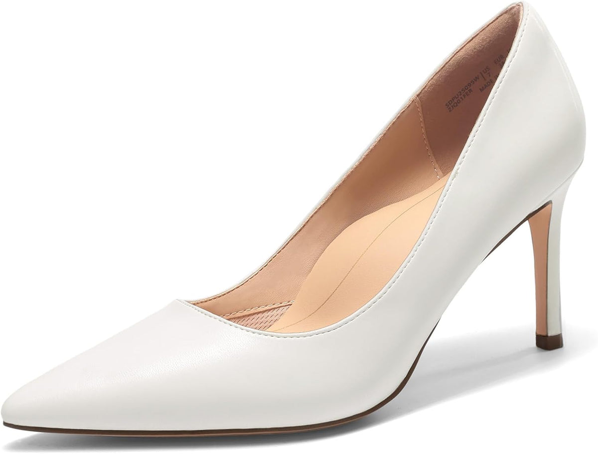 DREAM PAIRS Escarpins Femme Confortables Bout Pointu Talon Aiguille Chaussures Élégantes Soutien Voûte Plantaire Confort Toute la Journée Bureau Travail Soirée Mariage