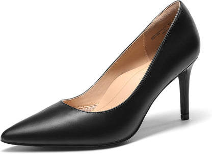 DREAM PAIRS Escarpins Femme Confortables Bout Pointu Talon Aiguille Chaussures Élégantes Soutien Voûte Plantaire Confort Toute la Journée Bureau Travail Soirée Mariage