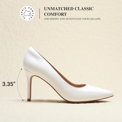 DREAM PAIRS Escarpins Femme Confortables Bout Pointu Talon Aiguille Chaussures Élégantes Soutien Voûte Plantaire Confort Toute la Journée Bureau Travail Soirée Mariage