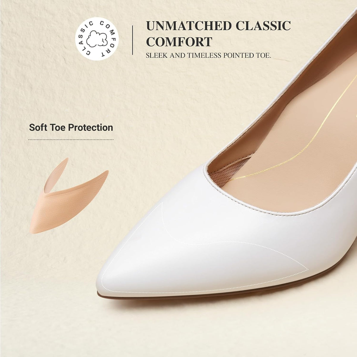 DREAM PAIRS Escarpins Femme Confortables Bout Pointu Talon Aiguille Chaussures Élégantes Soutien Voûte Plantaire Confort Toute la Journée Bureau Travail Soirée Mariage