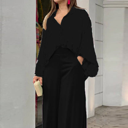 Pantalon à la mode large