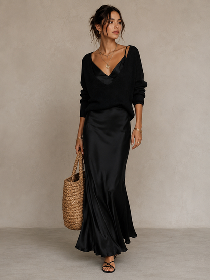 Robe Longue Fluide & Élégante